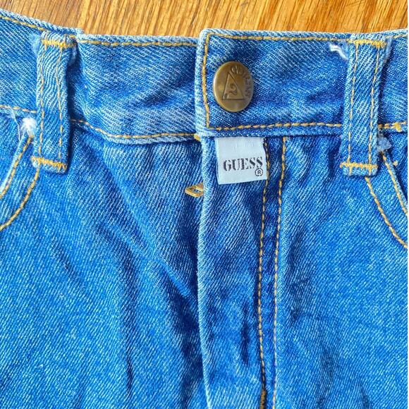 Vintage GUESS Denim Kids Skirt Made in USA 6y 100% Cotton Style E01050 - Picture 8 of 10